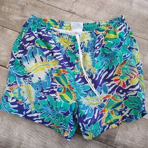 Izod Tropical Swim Trunks Large 36-38